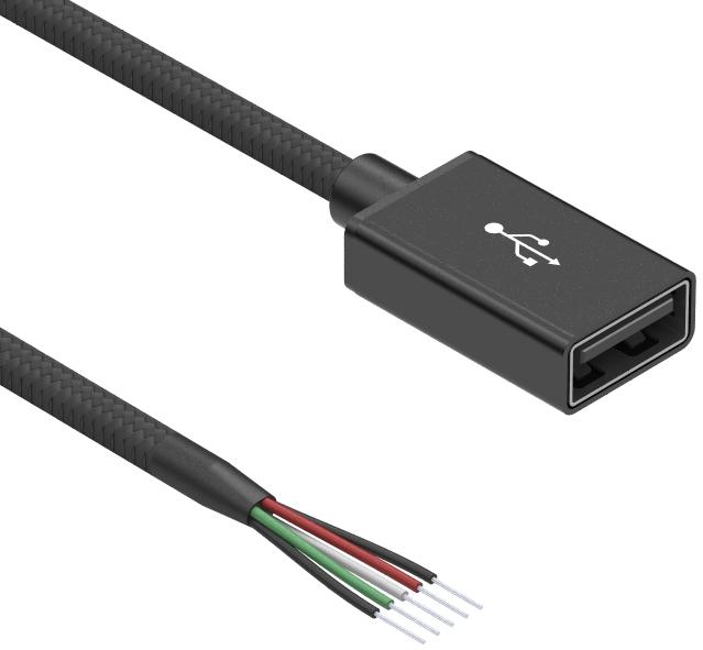 Tensility International-10-03391 USB Kabelbaugruppen Cable Assembly USB 2m USB Type A 4 POS RCP 26AWG/28AWG