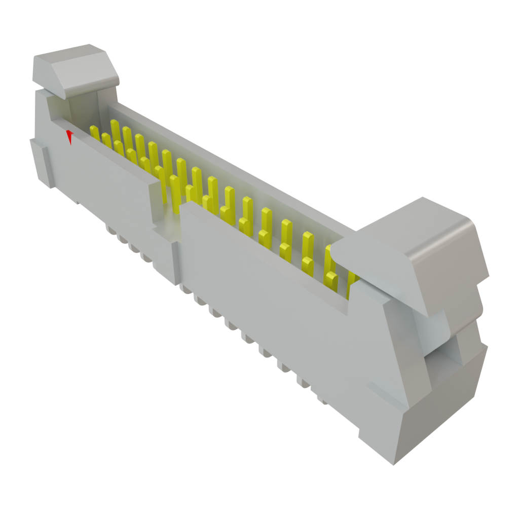 Samtec-EHT-115-01-F-D-RA Piastre connettori e prese PCB Conn Ejector Header HDR 30 POS 2mm Solder RA Side Entry Thru-Hole Tube