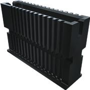 Samtec-TSDF-07-D-S Einzeladersteckverbinder, Gehäuse Conn Housing RCP 14 POS 1.27mm Crimp ST Cable Mount Black