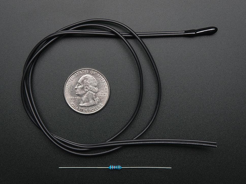 Adafruit Industries-372 Termistores Thermistor NTC 10K Ohm 1% 2-Pin Wire 3950K