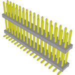 Conn Board Stacker HDR 34 POS 2mm Solder ST Top Entry SMD Tube