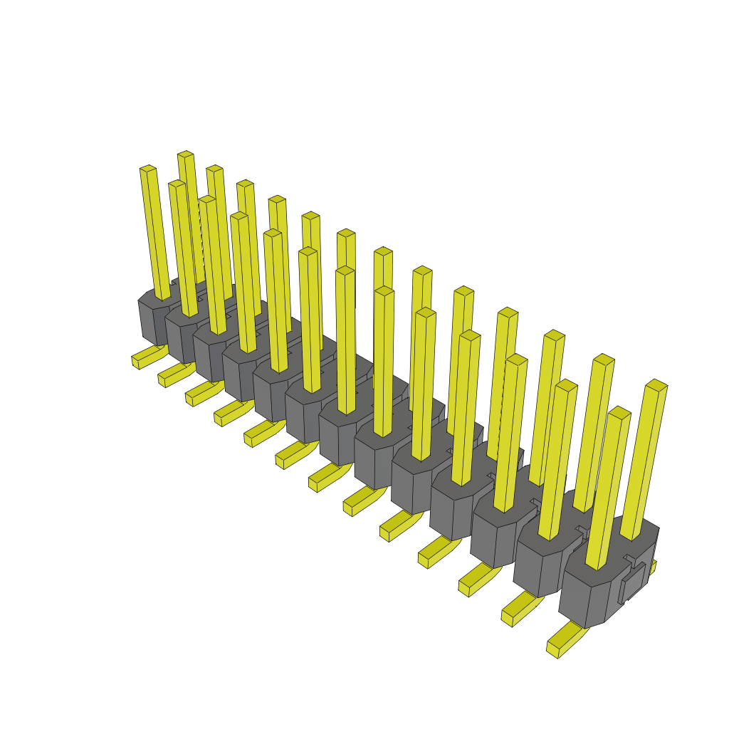 Samtec-TSM-113-02-TM-DV Connector Headers and PCB Receptacles Conn Unshrouded Header HDR 26 POS 2.54mm Solder ST Top Entry SMD Tube