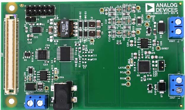 Analog Devices-EVAL-CN0233-SDPZ 开发套件和工具 AD5422/ADR445/ADuM3471 DAC/Digital Isolator/Voltage Reference Evaluation Board