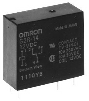 Omron-G2R-14 DC24 Power Relays Power Relay 24VDC 8A SPDT(29mm 13mm 25.5mm) THT