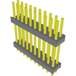Conn Board Stacker HDR 20 POS 2.54mm Solder ST Top Entry Thru-Hole Bulk
