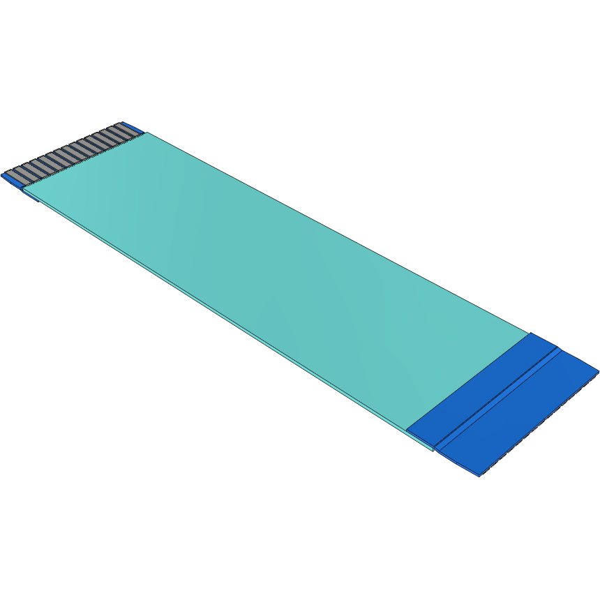 Samtec-FJ-15-R-02.00-4 Assemblaggio cavo a nastro piatto Cable Assembly 0.05m 1mm 15 to 15POS FFC to FFC Bulk