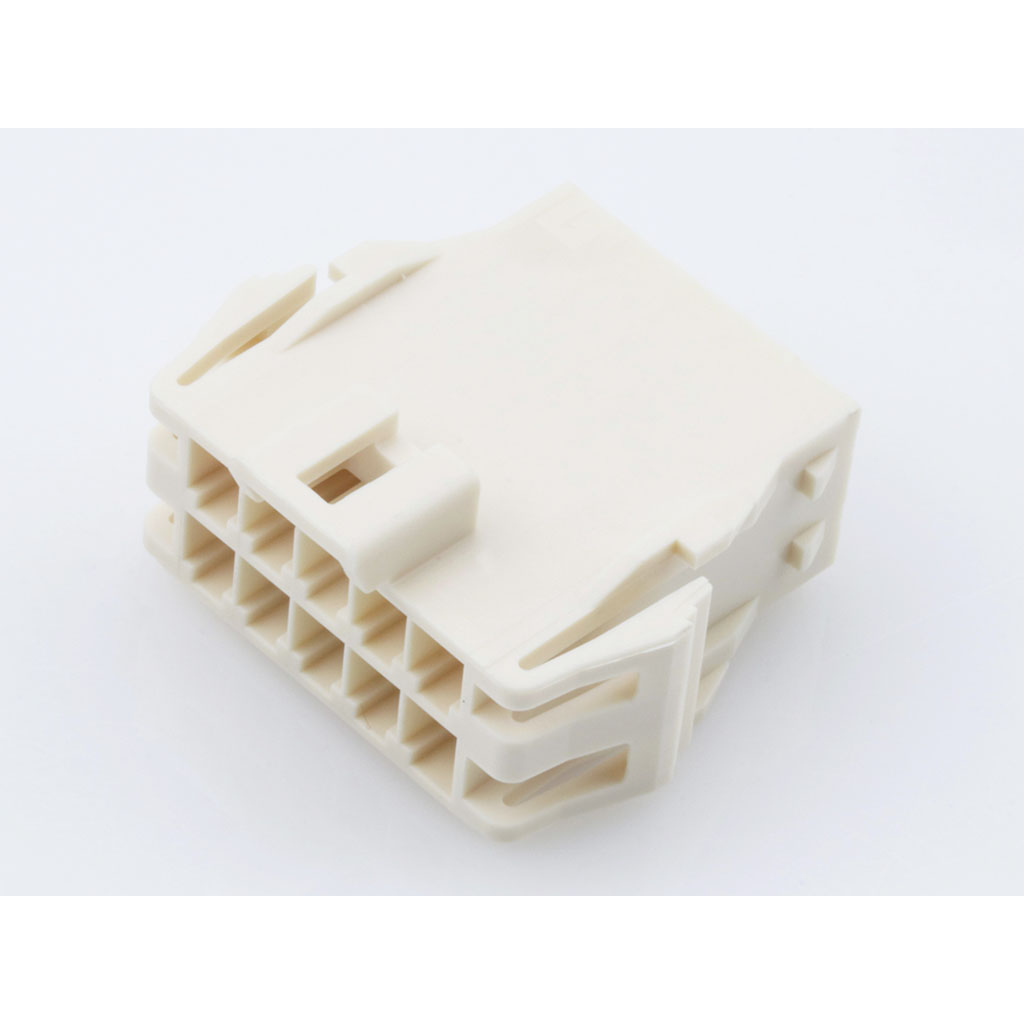 Molex-216945-4114 Connector Discrete Wire Housing Conn Housing PL 14Power POS 3.5mm Crimp ST Panel Mount Natural Ultra-Fit Bag