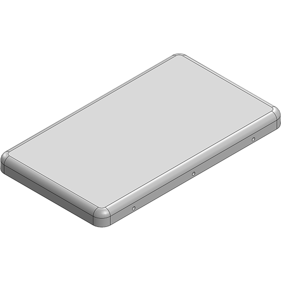 Masach Tech-MS378-10C null 38.4 x 22.2 x 2.7mm Two-piece Drawn-Seamless RF Shield/EMI Shield COVER (CRS)