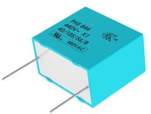 KEMET Corporation-PHE844RR7220MR30L2 Kondensator, Kunststofffilm Cap Film Suppression X1 2.2uF 1000VDC/440VAC PP 20%
