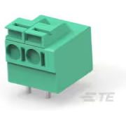 TE Connectivity-1776261-2 Bloques terminales del conector Conn Eurostyle Block F 2 POS 5mm Solder RA Thru-Hole 10A/Contact Carton