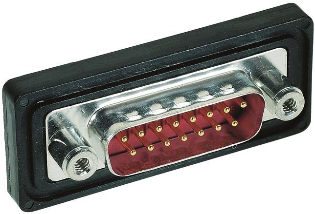 HARTING-09677259615 Steckverbinder, D-Sub Conn D-Sub M 25 POS Solder Cup ST Panel Mount 25 Terminal 1 Port