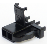 Delphi-12196741 Einzeladersteckverbinder, Gehäuse Conn Housing F 2 POS Crimp ST Cable Mount Black