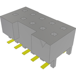 Samtec-S2M-105-02-S-D-LC Steckverbinderleisten und Leiterplattenbuchsen Conn Socket Strip SKT 10 POS 2mm Solder ST Top Entry SMD Tube