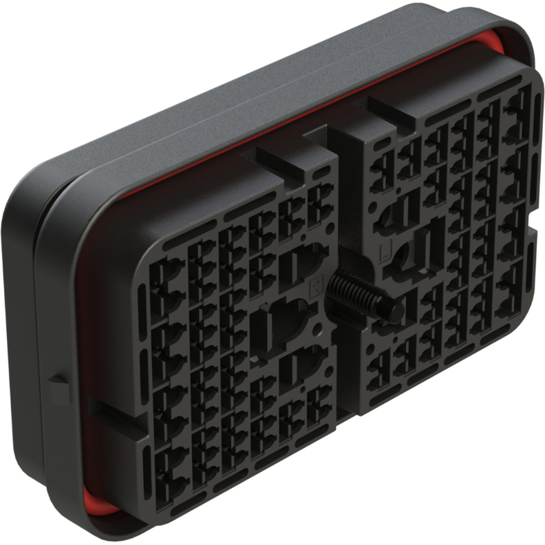 Amphenol-ARB16-102SDR-L018 矩形连接器 102 Pos, Plug, Socket, Black