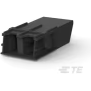 TE Connectivity-1969726-1 Carcaza de cables discretos de conector Conn Housing F 2 POS 16mm Crimp ST Cable Mount Black Carton