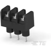 TE Connectivity-6-1546701-4 Connector Terminal Blocks Conn Barrier Strip 3 POS 9.53mm Solder ST Panel Mount 20A/Contact Package