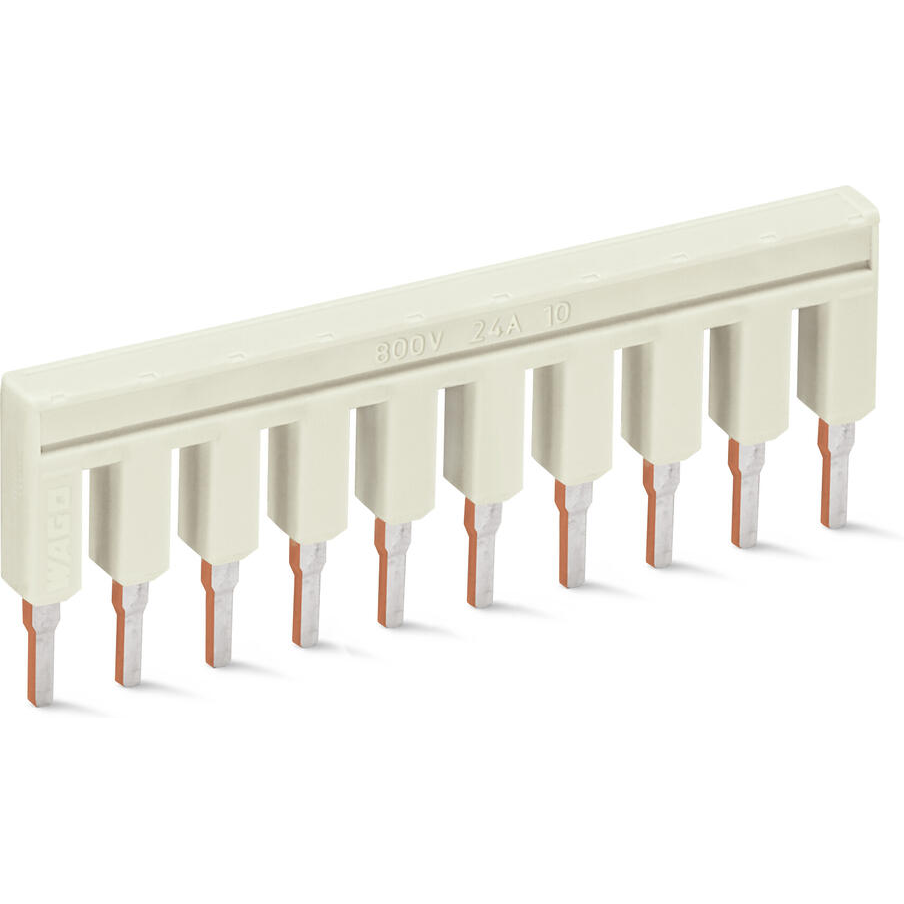 WAGO-2002-410 Steckverbinderbrücken und Shunts Conn Jumper Bar M 10 POS ST Bag