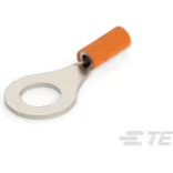 TE Connectivity-322320 Steckverbinderanschlüsse Ring Tongue Terminal 16-22AWG Nickel Orange 26.19mm Nickel Loose