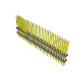Conn Board Stacker HDR 72 POS 2.54mm Solder ST Top Entry Thru-Hole Bulk