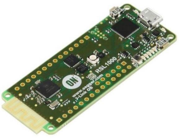 Trenz Electronic GmbH-RSL1000 Kit e schede di sviluppo RF/Wireless RSL1000 Trenz Electronic GmbH RF/Wireless Development Kit RSL1000 - Arrow OnSemi BT5.0 IoT Evaluation Board - Arrow.com