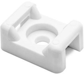HellermannTyton-CTM210M4 Kabelbinder Cable Ties, Clip Tie Polyamide 6/6 White Bag