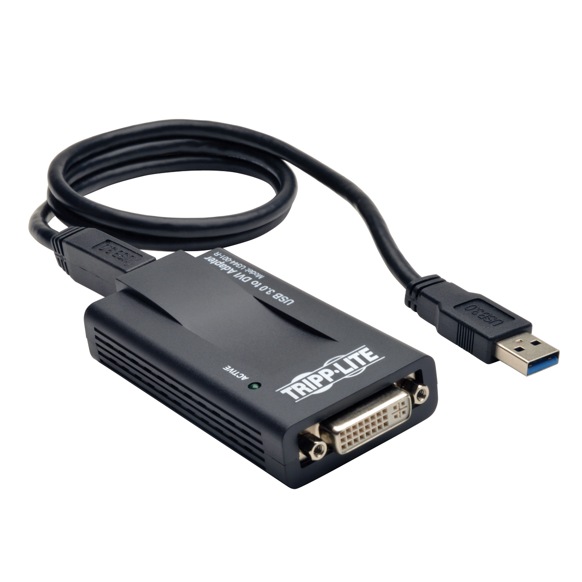 Eaton-U344-001-R Schnittstellenmodule USB 3.0 SuperSpeed To VGA-DVI Adapter, 512MB SDRAM - 2048x1152,1080P