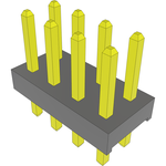Conn Unshrouded Header HDR 8 POS 2mm Solder ST Top Entry Thru-Hole Bulk