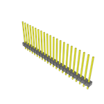 Conn Unshrouded Header HDR 22 POS 2.54mm Solder ST Top Entry Thru-Hole Bulk