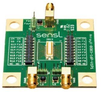 onsemi-ARRAYX-BOB3-16S-GEVK Entwicklungssätze und Werkzeuge ARRAYC-30035-16P-PCB Photomultiplier Evaluation Board