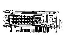 Molex-67351-4804 音频及视频连接器 Conn MicroCross RCP 4 POS 1.91mm Solder RA Thru-Hole 4 Terminal 1 Port MicroCross™ Tray
