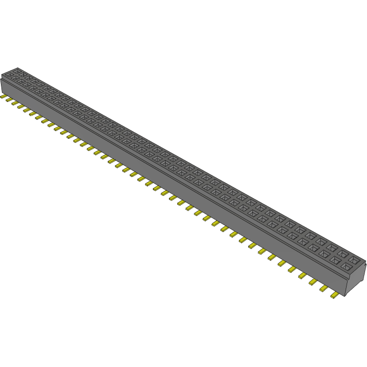 Samtec-CLM-143-02-H-D-A Steckverbinderleisten und Leiterplattenbuchsen Conn Micro Socket Strip SKT 86 POS 1mm Solder ST SMD Tube