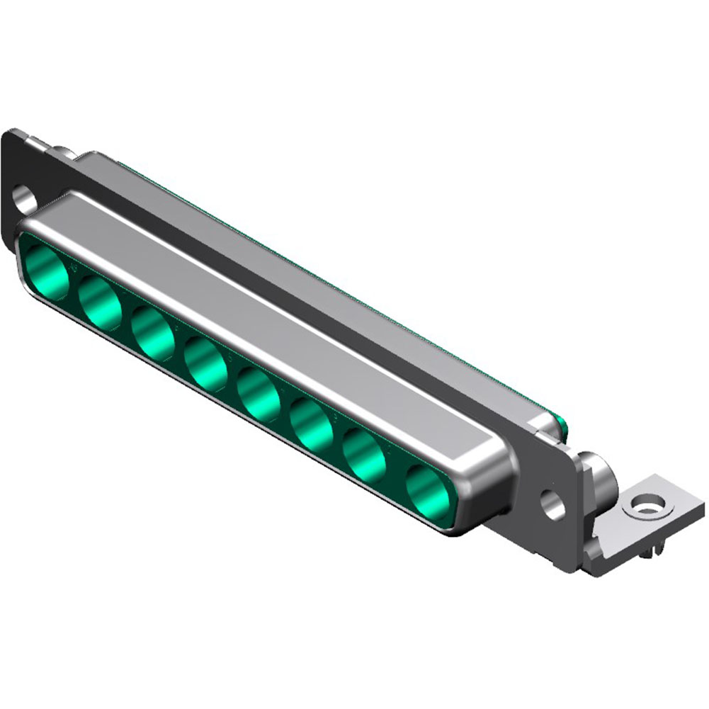 Molex-173107-1190 Conector D-subminiatura Conn Combo D-Sub F 8Cavity POS 6.86mm RA Thru-Hole 1 Port FCT Products Carton