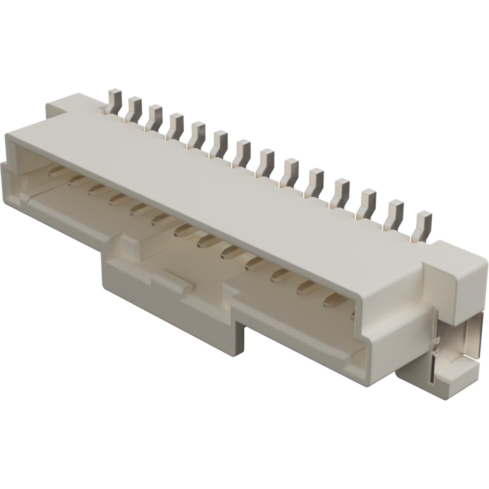 Molex-5600201420 连接器插头及 PCB 插座 Conn Shrouded Header (4 Sides) HDR 14 POS 2mm Solder ST Top Entry SMD DuraClik T/R