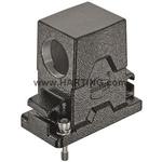 Hood 90° 6B Shell Size Powder Die Cast Aluminum Screw Lock