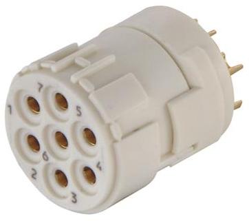 HARTING-09151072702 Conector circular Conn M23 Circular SKT 7 POS Solder Cup ST Cable Mount 7 Terminal 1 Port