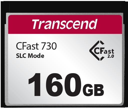 Transcend Information-TS160GCFX730 闪存卡 Flash Card 160G-byte 3.3V CFast Bulk