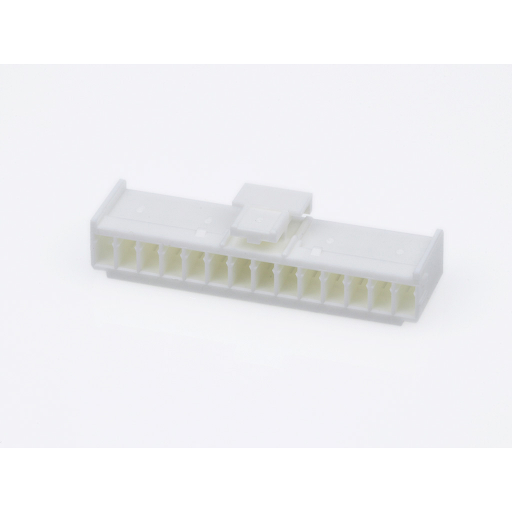 Molex-0511631400 Einzeladersteckverbinder, Gehäuse Conn Housing RCP 14 POS 2.5mm Crimp ST Cable Mount White Mini-Lock Bag
