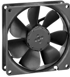 ebm-papst-3412NHH Gebläse und Lüfter DC Fan Axial Ball Bearing 12V 8V to 13.2V 60CFM 39dB 92 X 92 X 25.4mm