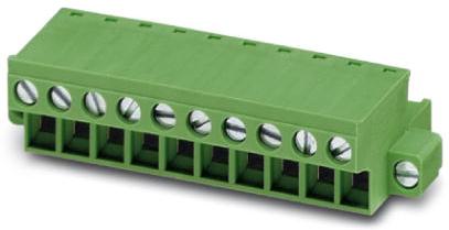 PHOENIX CONTACT-FRONT-MSTB 2.5/ 3-STF-5.08 Blocs de raccordement de terminaux Conn Terminal Block F 3 POS 5.08mm Screw RA Cable Mount 12A Cardboard