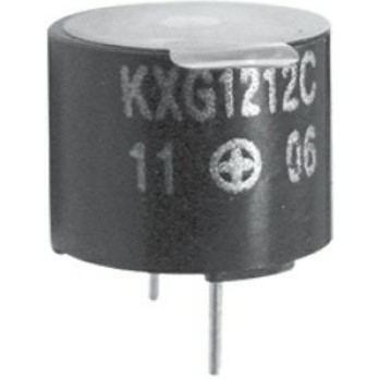 Kingstate Electronics-KXG1212C Indicadores de audio y alertas Audio Indicator Magnetic 8VDC 16VDC 35mA 12VDC 85dB 2000Hz to 2600Hz Through Hole Pin