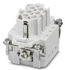 PHOENIX CONTACT-1423016 Conector rectangular Conn Rectangular F 6Power/1Ground POS ST Cable Mount