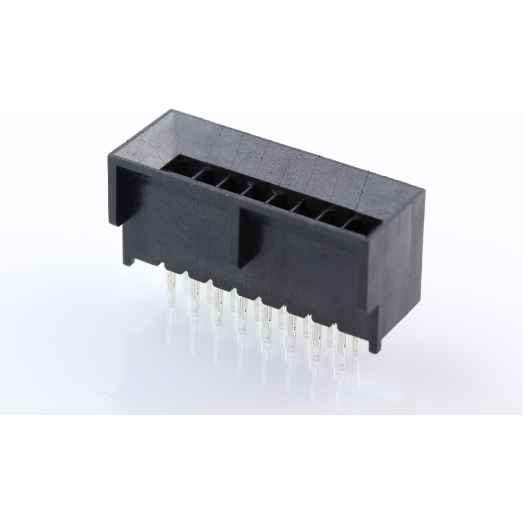 Molex-0452801601 Connector Headers and PCB Receptacles Conn Wire to Board HDR 16 POS 3mm Press Fit ST Thru-Hole Tray