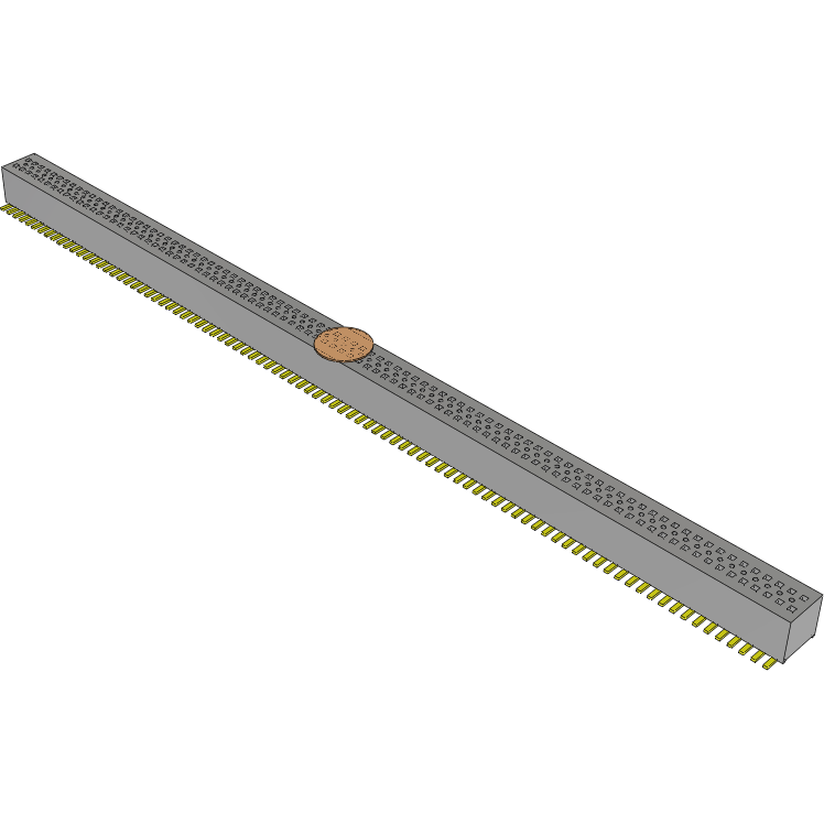 Samtec-CLE-190-01-G-DV-K Cabezales del conector y receptáculos PCB Conn Socket Strip SKT 180 POS 0.8mm Solder ST SMD Tube