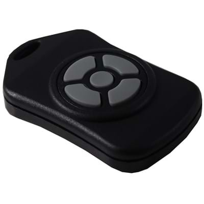 CamdenBoss Ltd-2955-20R-5 Scatole, contenitori e rack Black Acrylonitrile Butadiene Styrene Round Keyfob With Button Enclosure