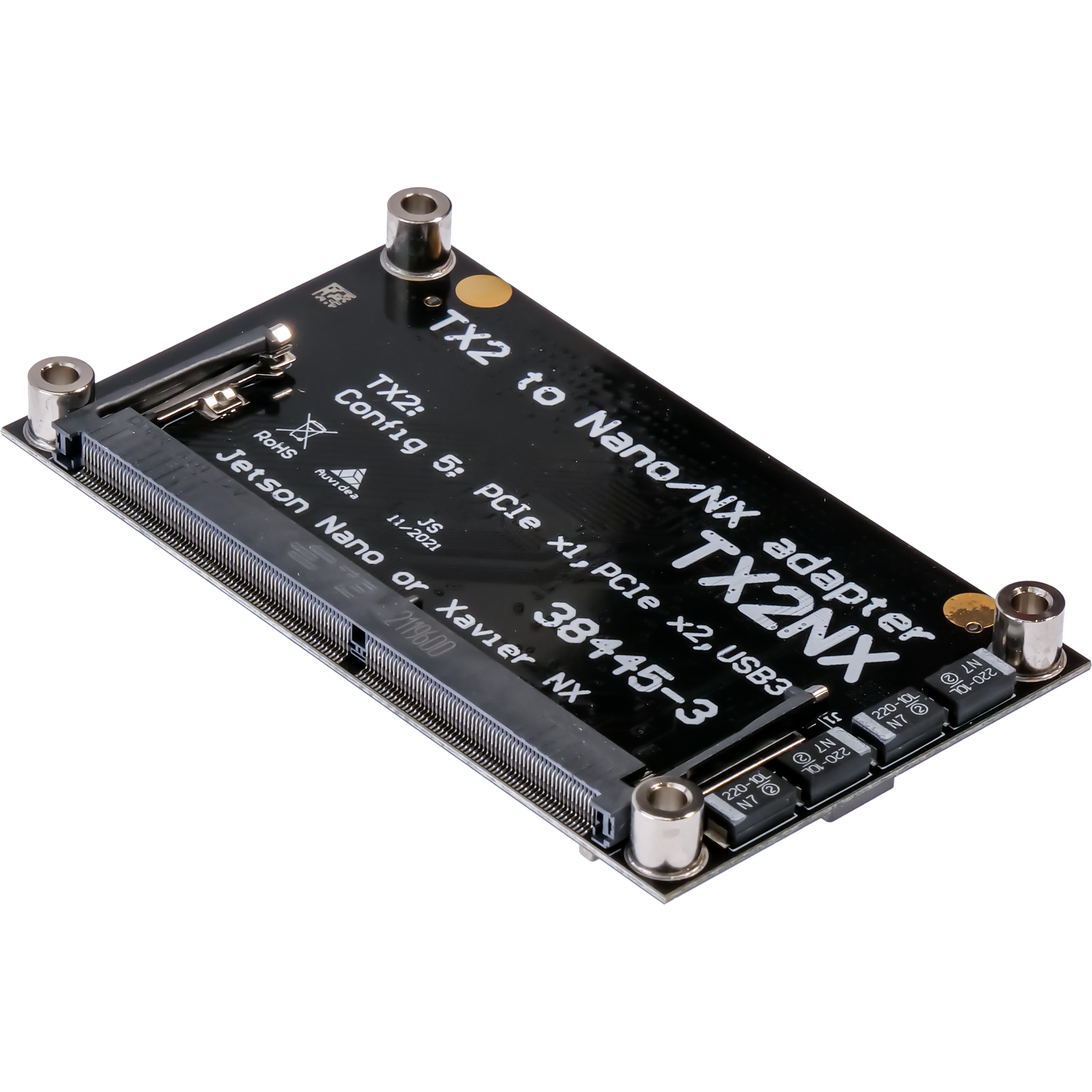 Auvidea GmbH-70871 Tarjetas y tableros portadores Nano/NX to TX2 Adapter