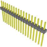 Conn Unshrouded Header HDR 18 POS 2.54mm Solder ST Top Entry Thru-Hole Bulk