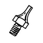 .093InOD x .024In ID x .5In Reach Threaded Tiplet for Desoldering Tools