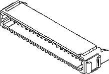 Molex-55456-0459 Piastre connettori e prese PCB Conn Shrouded Header (4 Sides) HDR 4 POS 1.25mm Solder RA SMD Mini Mi II T/R