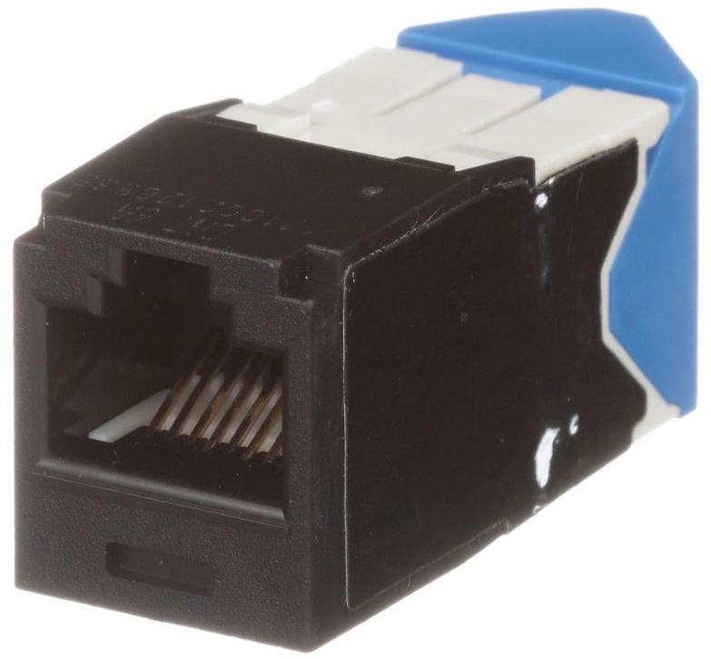 Panduit-CJLR6X88TGBL 电话及电信连接器 Conn Modular Jack F 8 POS ST Cable Mount 8 Terminal 1 Port Cat 6a Individual