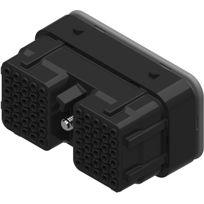 Delphi-13837185 Einzeladersteckverbinder, Gehäuse Conn Housing F 60 POS Crimp ST Cable Mount Black